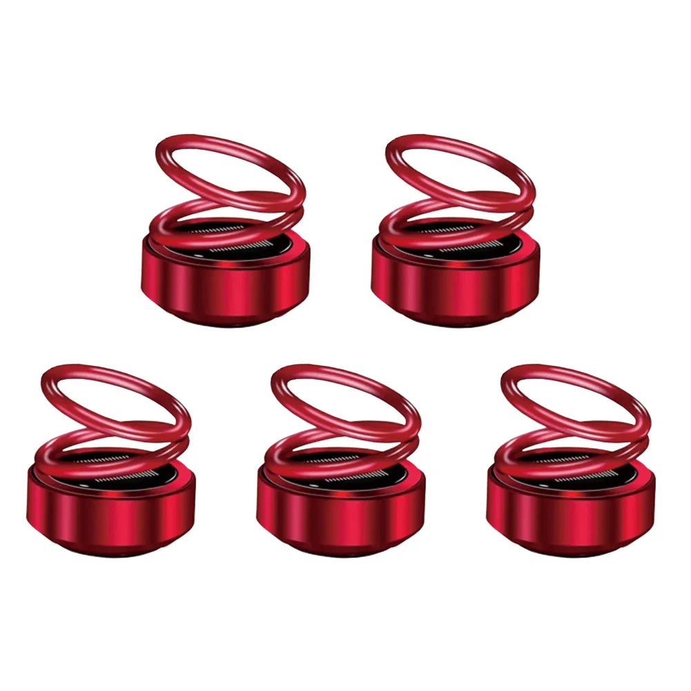 Double Ring Rotating Auto Fragrance Diffuser Portable Kinetic Molecular Heaters for Car Living Room Bathroom Mini Kinetic Heater