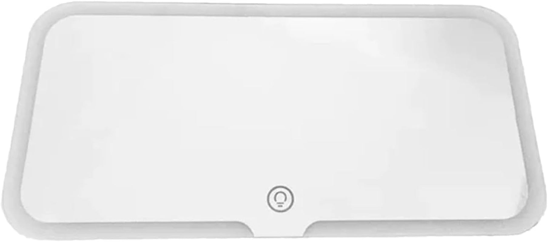 Car Vanity Mirror, Sun Visor Rechargeable LED Car Mirror, 3Modes & 60Leds, Touch Control Dimmable, White