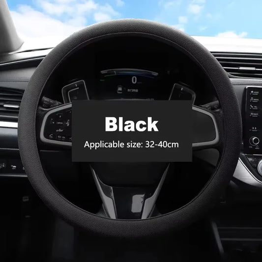 Silicone Car Steering Wheel Cover Elastic Protetive Cover Multi Color Auto Interior Silica Gel Decoration Covers for Men Women