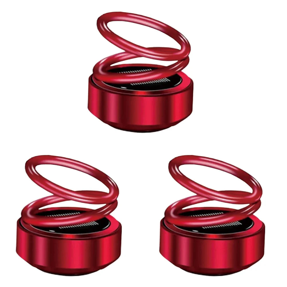 Double Ring Rotating Auto Fragrance Diffuser Portable Kinetic Molecular Heaters for Car Living Room Bathroom Mini Kinetic Heater