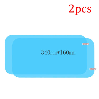 Car Truck Rearview Mirror Rainproof Film Window Glass Anti-Fog Waterproof Stickers Rainy Day Safe Driving Rain Proof Films