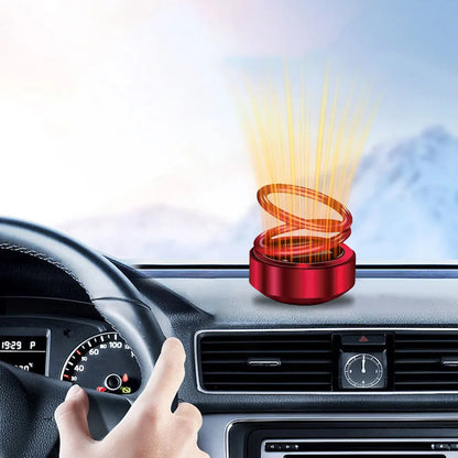 Double Ring Rotating Auto Fragrance Diffuser Portable Kinetic Molecular Heaters for Car Living Room Bathroom Mini Kinetic Heater