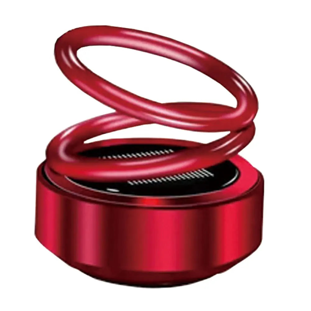 Double Ring Rotating Auto Fragrance Diffuser Portable Kinetic Molecular Heaters for Car Living Room Bathroom Mini Kinetic Heater