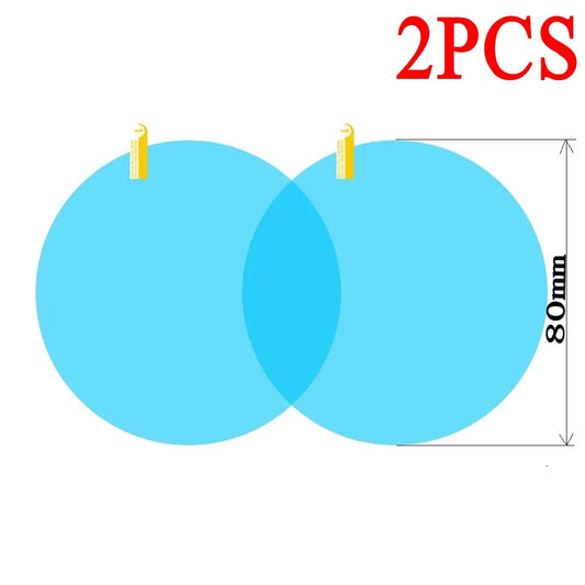 Car Truck Rearview Mirror Rainproof Film Window Glass Anti-Fog Waterproof Stickers Rainy Day Safe Driving Rain Proof Films