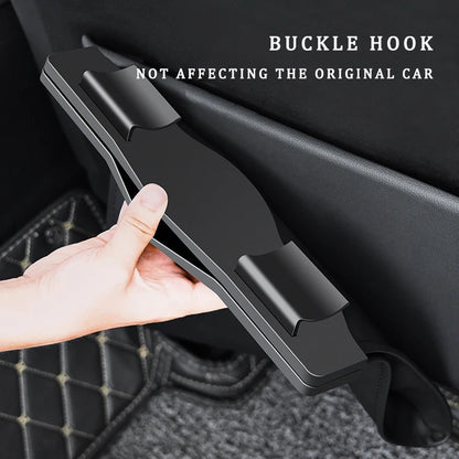 Car Front Seat LED Waterproof Magnetic Adsorption Garbage Bin Suspension Car Seat Leather Storage Leak Proof Garbage Bin 1 Pcs